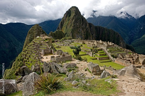 Machu Picchu, The Lost City of the Incas, Andean Cordillera in Peru