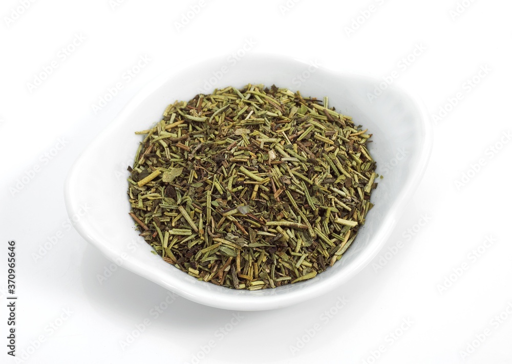 Herbes de Provence or Provencal Hers against White Background