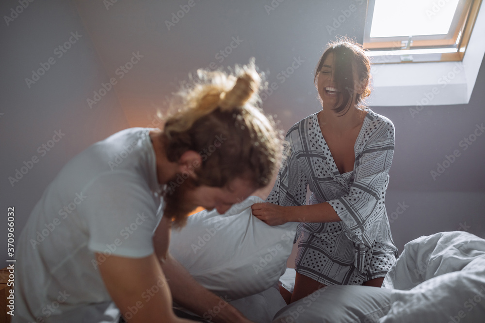 Never too old for a pillow fight Never too old for a pillow fight