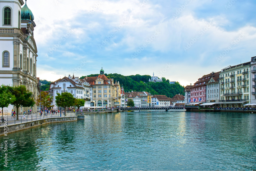 Obraz premium Panorama Luzern Altstadt
