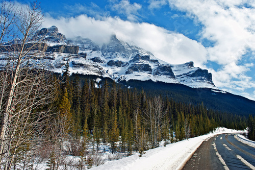 Icefields Parkway Canadian Rocky Mountains Banff and Jasper National Park in Alberta Canada