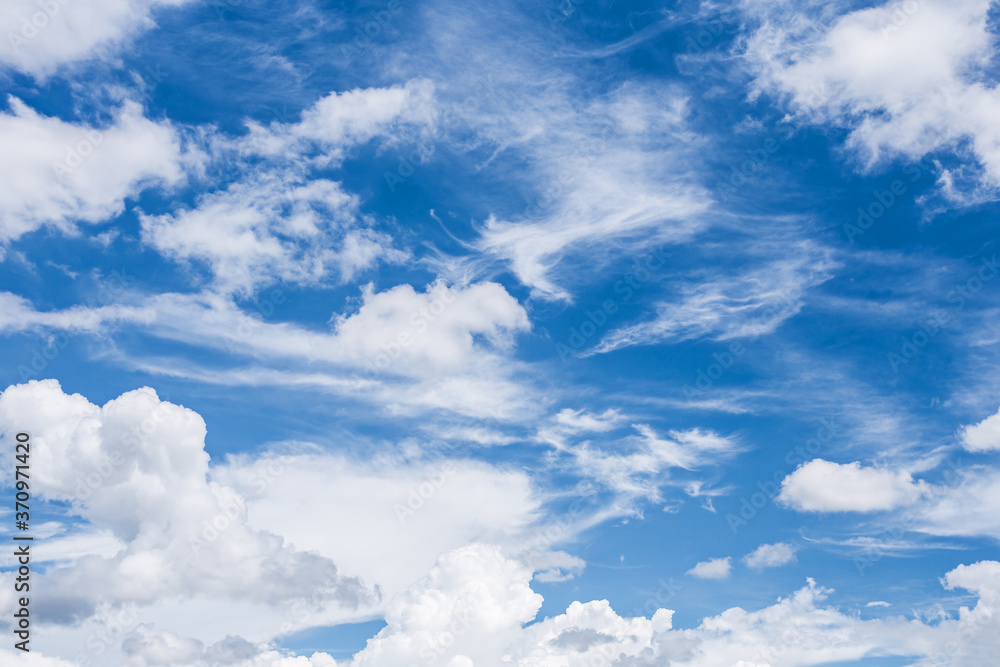 Obraz premium blue sky background.