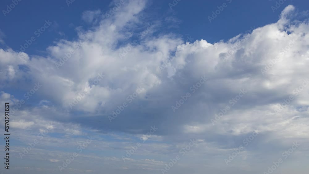 blue sky and clouds