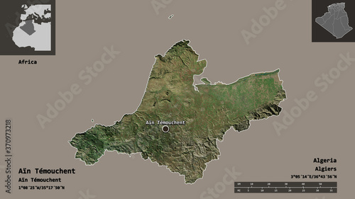Aïn Témouchent, province of Algeria,. Previews. Satellite