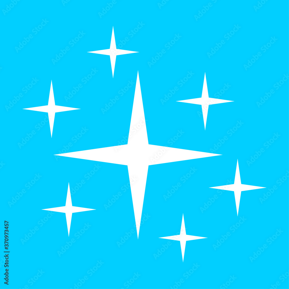 Clean star icon. Brilliance shine stars cleanliness symbol. Clean sign Clean star icon. Brilliance shine stars cleanliness symbol. Clean sign