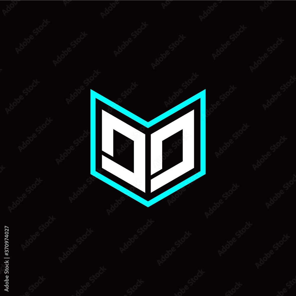 initial D D letter with book style logo template vector initial D D letter with book style logo template vector