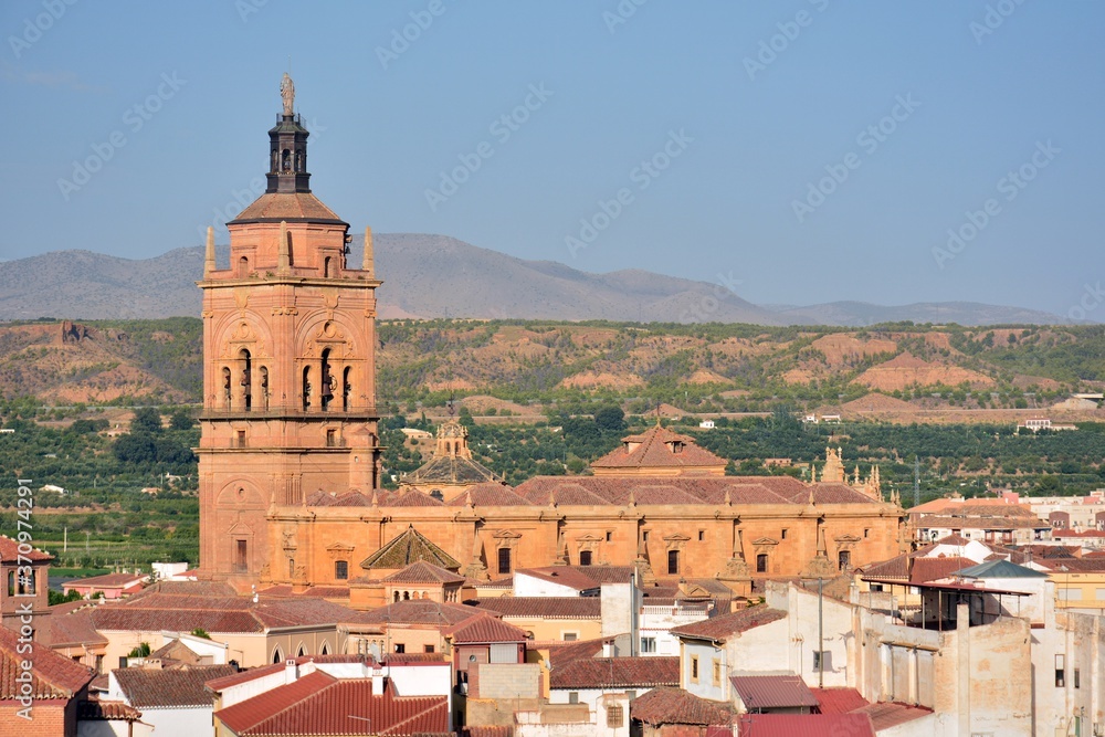Vista de la catedral de la Encarnación de Guadix, Granada