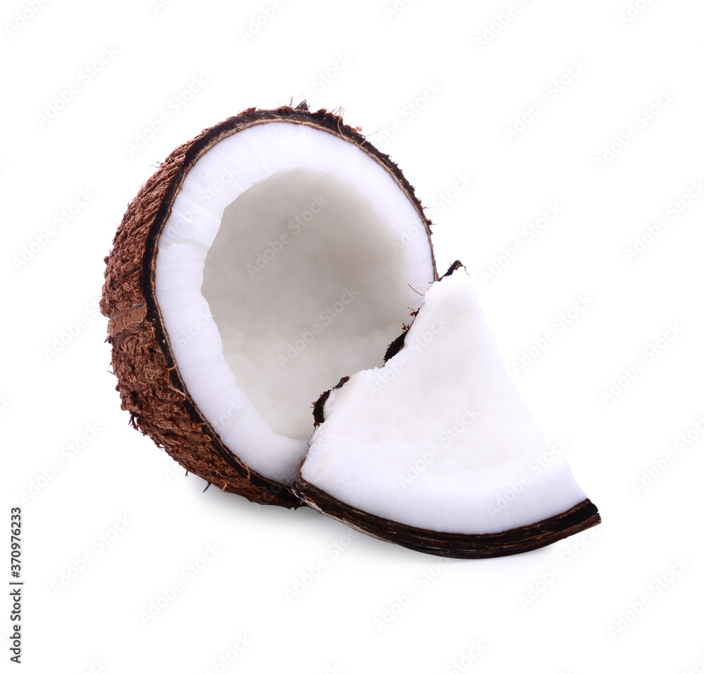 Coconuts isolated on white background. Collection. Coconuts isolated on white background. Collection.