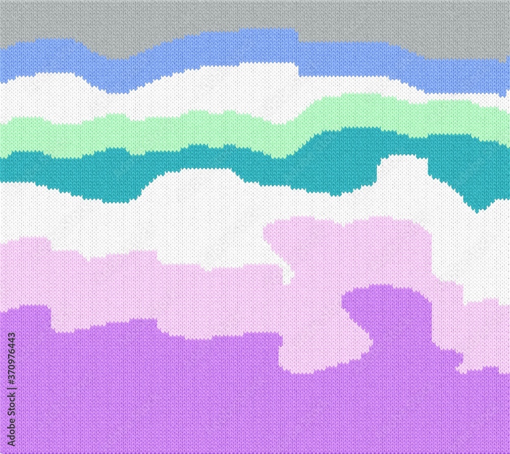 Obraz premium knit sweater pattern, multicolored background