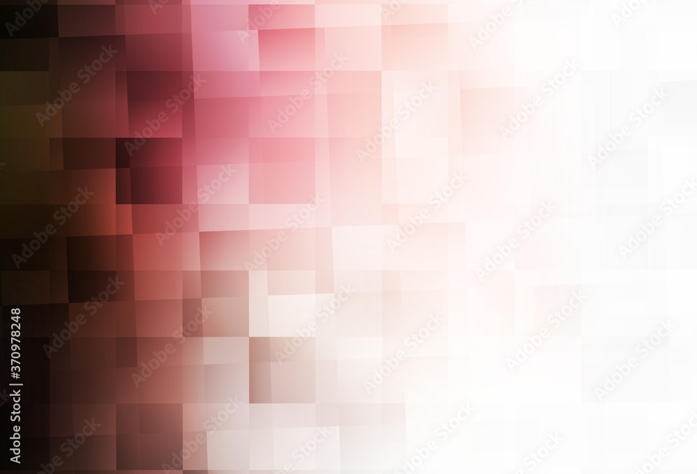 Light Pink, Red vector background with rectangles.