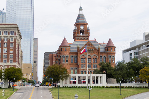 Old Red Courthouse on Dealey Plaza of Dallas photo