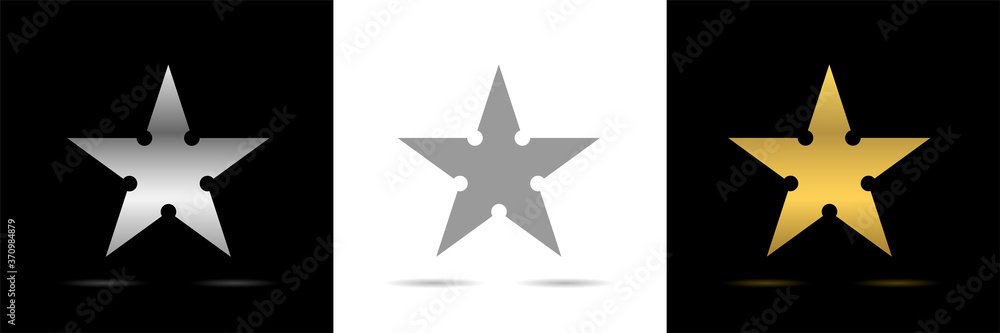 Star icon set Star icon set