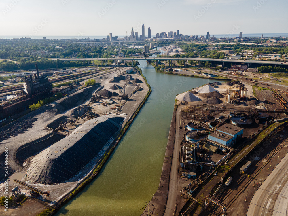 Obraz premium Cleveland Industrial Steelyard