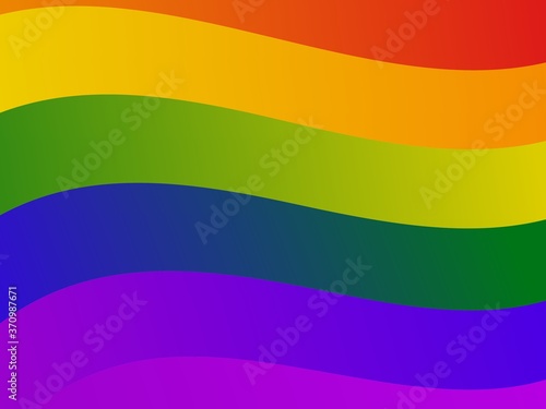 background of wave rainbow flag movement lgbt  symbol of homosexual sexual like gays and lesbians. vector design