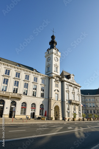 buildings on the theater square in Warsaw