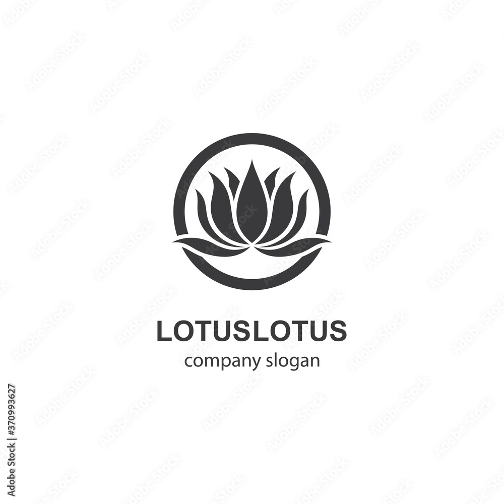 Lotus logo template vector icon Lotus logo template vector icon