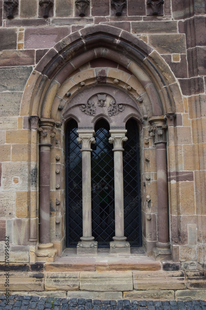 Gotisches Fenstergewölbe am Dom in Fritzlar