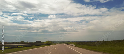 Closeup cloud background on blue sky © daily_creativity