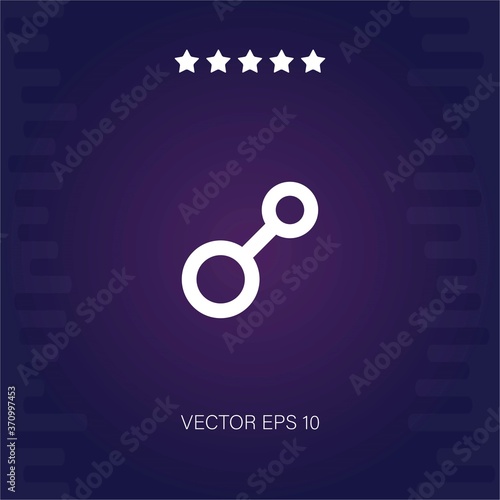 third gender vector icon modern illustration
