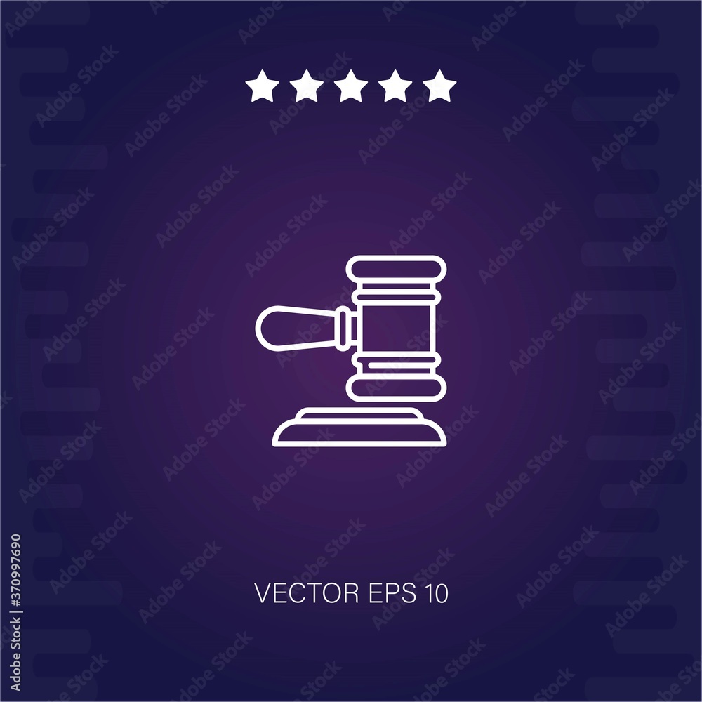 law vector icon modern illustration law vector icon modern illustration