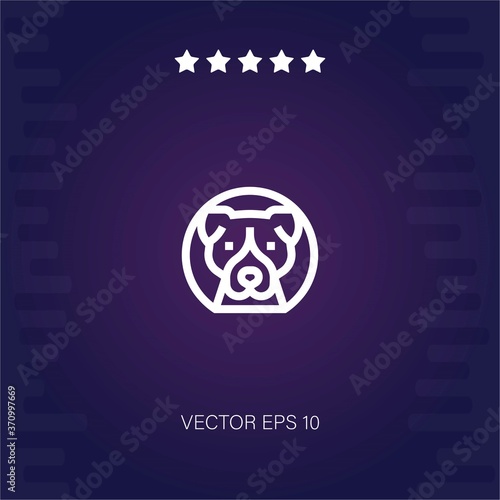 laika vector icon modern illustration