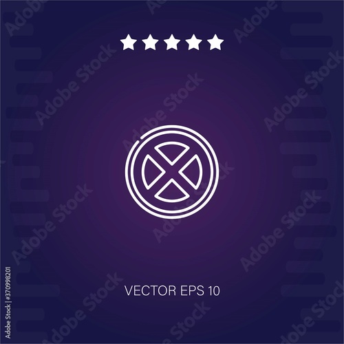 prohibition vector icon modern illustration