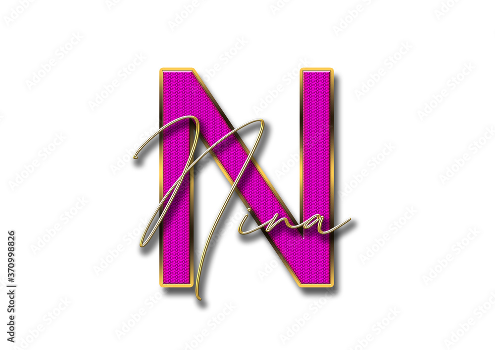 Buchstabe, Alphabet, Handgeschrieben, Schriftzug, Pink, Design Buchstabe, Alphabet, Handgeschrieben, Schriftzug, Pink, Design