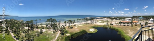 panorama view from Florida lighthouse 