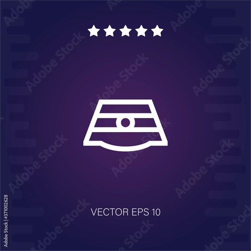 gusli vector icon modern illustration