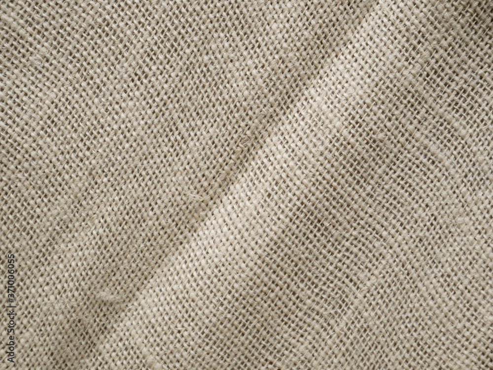 Fototapeta premium Brown sackcloth texture for background