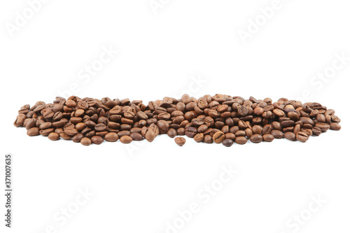 coffee beans isolated on white 