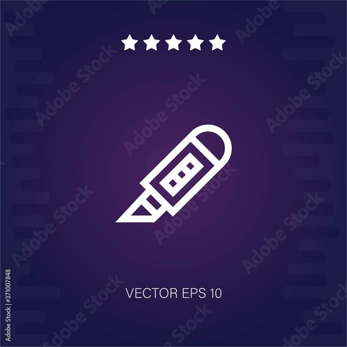 cutter vector icon modern illustration