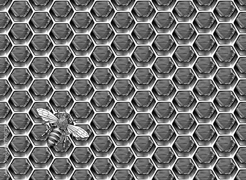 A honeycomb seamless tiling...