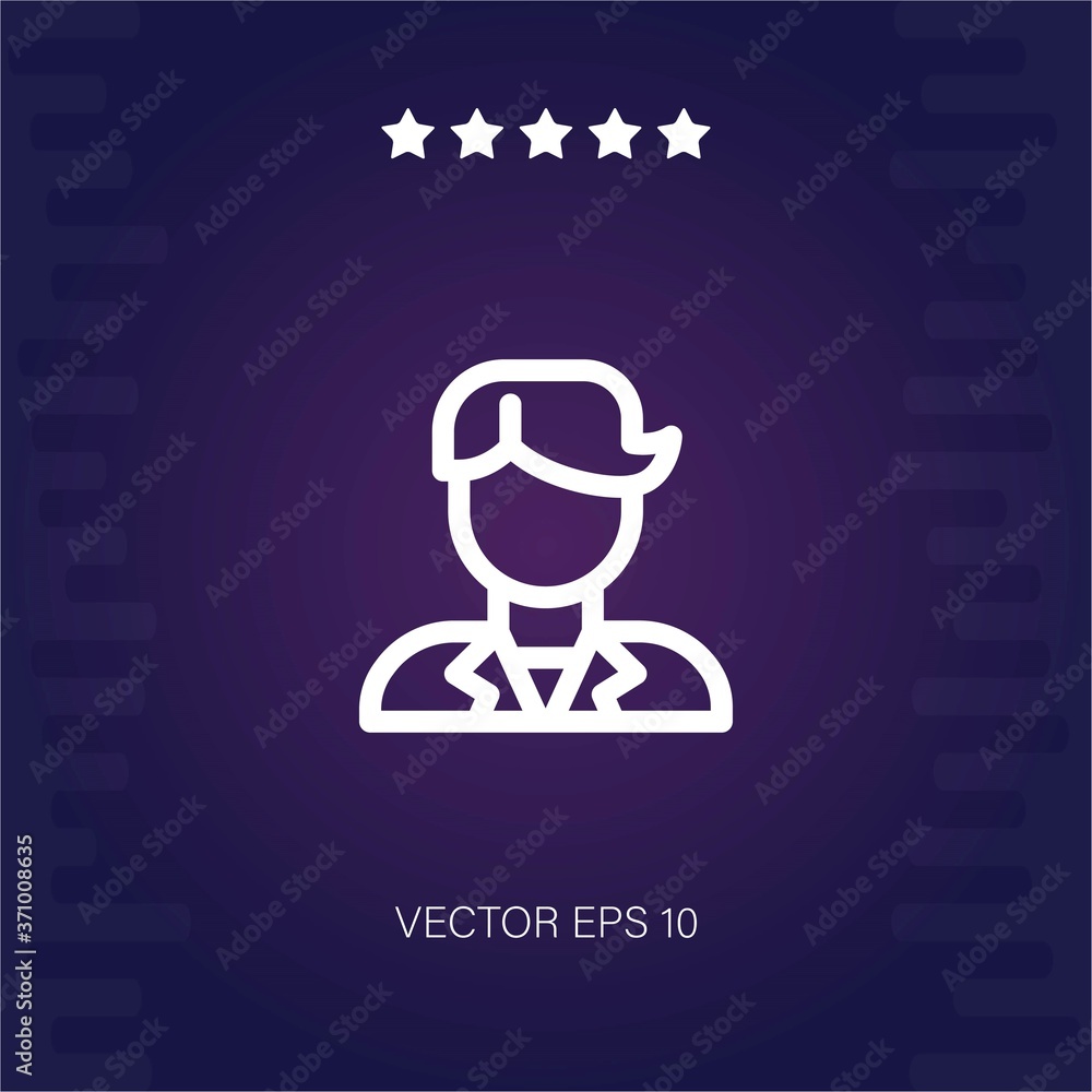 husband vector icon modern illustration husband vector icon modern illustration