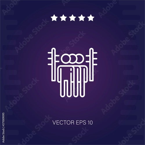 mob vector icon modern illustration