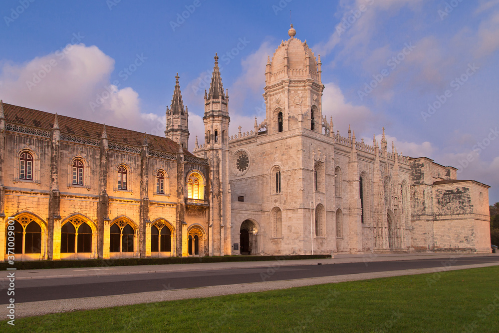 Jeronimos Monastery at Dusk, Lisbon