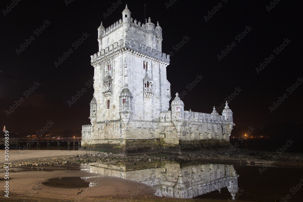 Torre de Belem at Night, Lisbon