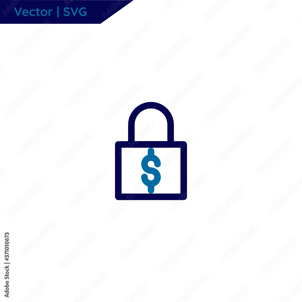 Fintech graphic icon. Fintech graphic icon.