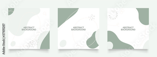 abstract background design for social media insta story feed post. doodle scribble shape hand drawn object. copy space for text. instagram square flyer banner