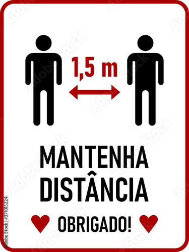 Mantenha Distancia Obrigado (