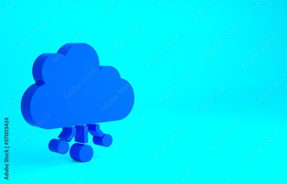 Blue Cryptocurrency cloud mining icon isolated on blue background. Blockchain technology, bitcoin, digital money market, cryptocoin wallet. Minimalism concept. 3d illustration 3D render. Blue Cryptocurrency cloud mining icon isolated on blue background. Blockchain technology, bitcoin, digital money market, cryptocoin wallet. Minimalism concept. 3d illustration 3D render.