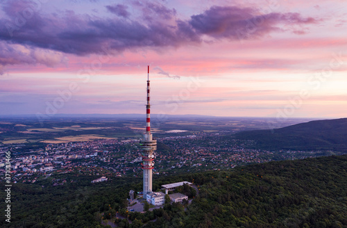 TV tower in Pecs Hungary photo