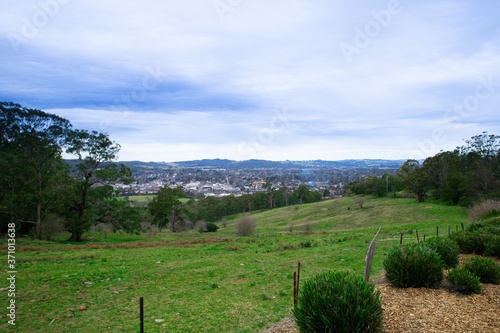 Panoramic views of Bowral in NSW Southern Highlands Australia