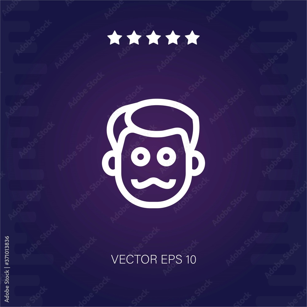 father vector icon modern illustration father vector icon modern illustration
