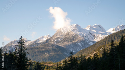 mountain landscape in the morning