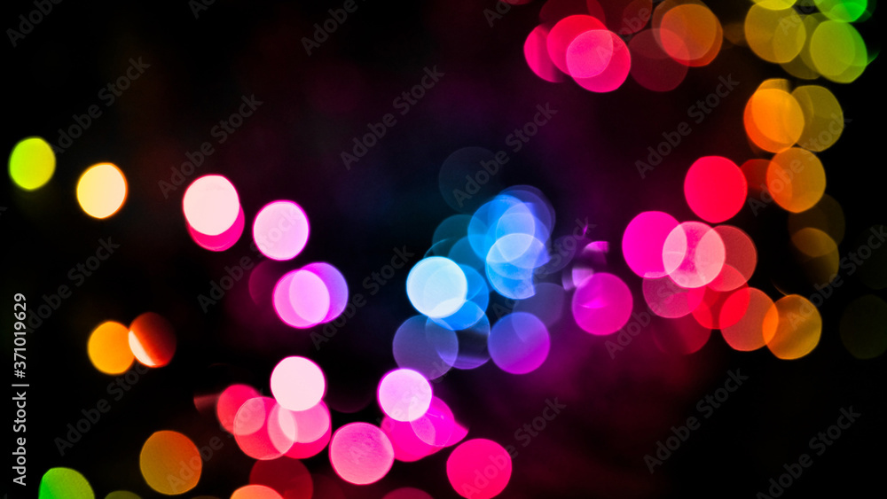 abstract christmas lights background