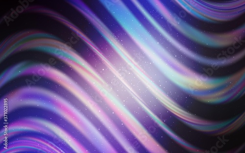 Light Purple vector background with astronomical stars. Blurred decorative design in simple style with galaxy stars. Pattern for astrology websites.