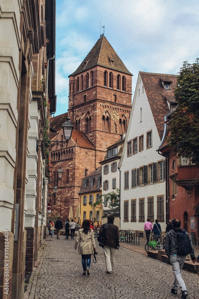 Fototapeta premium Straße in Straßburg