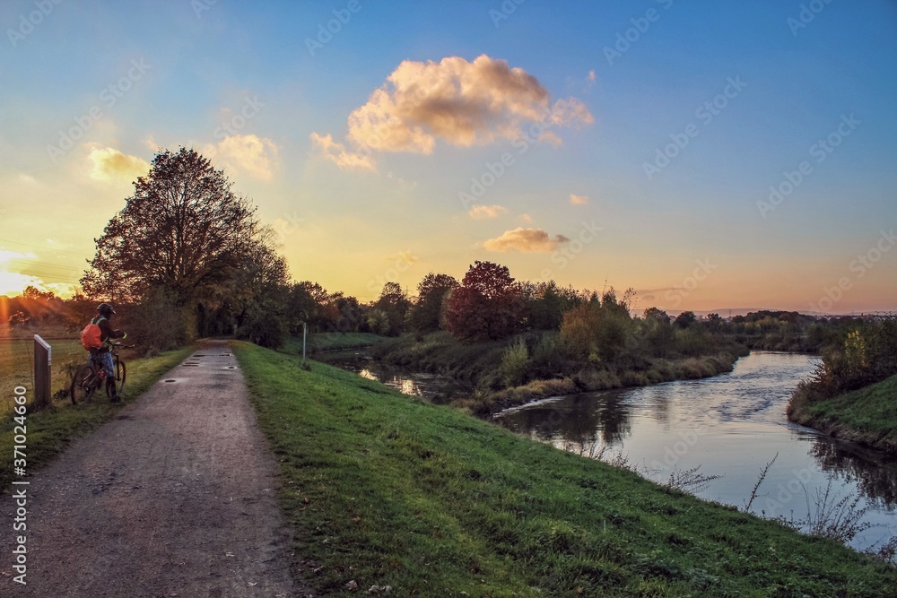 Sonnenuntergang an der Nidda Sonnenuntergang an der Nidda