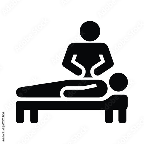 Massage Icon. Professional, pixel perfect icons optimized for both large and small resolutions. EPS 8 format.